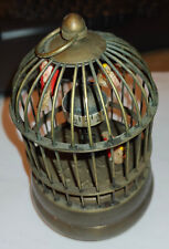 Gabbietta con Orologio, 3 Automi (Uccellini) e Pallina che gira