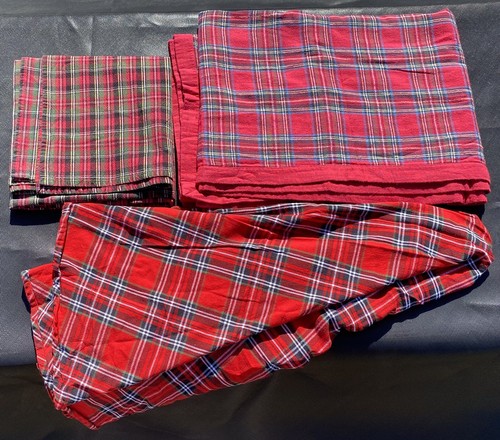 4pz tovaglie cotone plaid - 4pz,