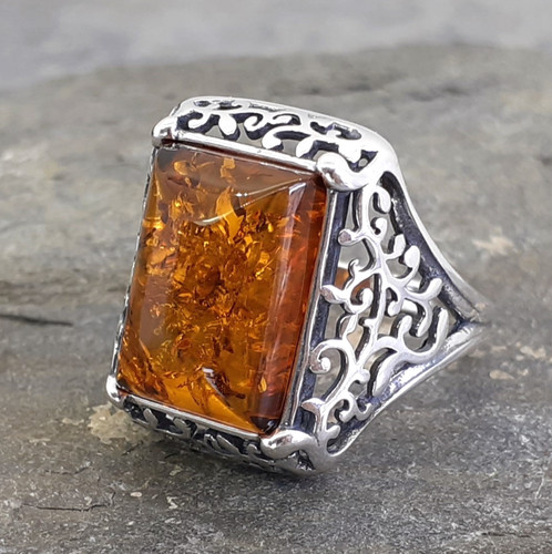 Grande anello argento - in,