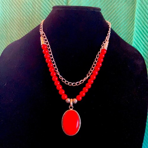 Collana corallo rosso - corallo,