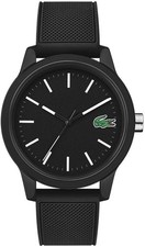 Lacoste unisex L.12.12. Orologio TR90 2010986 Cinturino Silicone Nero 42mm