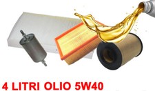 KIT 4 FILTRI TAGLIANDO OLIO