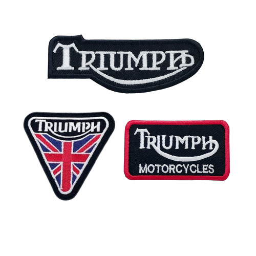 Triumph with union jack black - with,