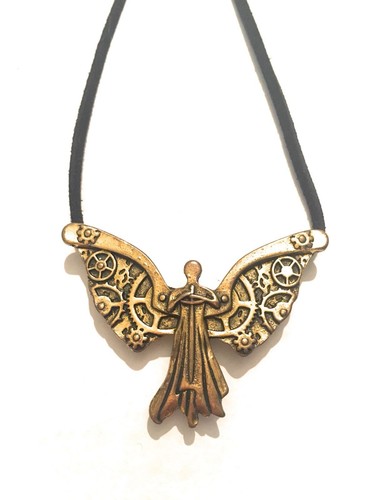 Collana angelo meccanico - meccanico, tessa