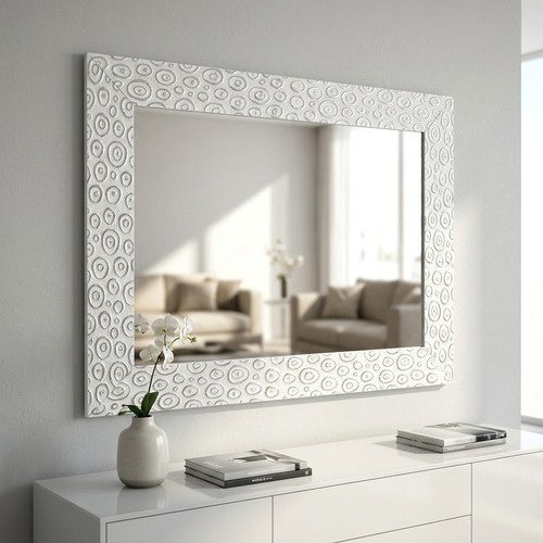 Specchiera moderna p95 cerchio - specchiera,