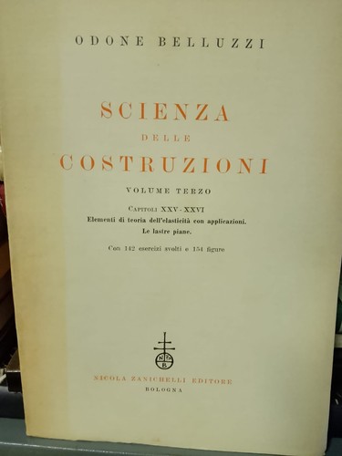 Belluzzi scienza delle - o.,