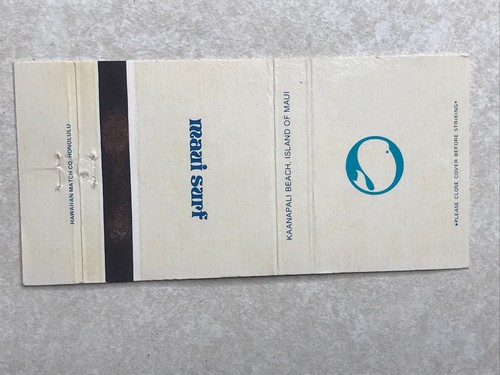Bc312 matchbook cover - matchbook,