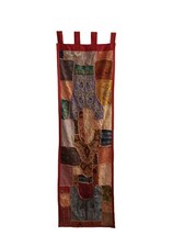 Arazzo indiano ricamato con