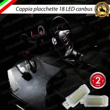 COPPIA PLACCHETTE 18 LED VANO PIEDI AUDI A3 8P + SPORTBACK CANBUS 6000K INTERNI