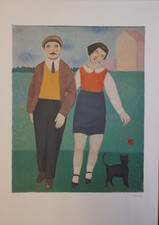 GIUSEPPE VIGNANI LITOGRAFIA NUMERATA E FIRMATA 50x70 SENZA CORNICE