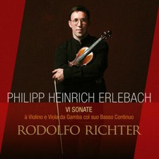 6 Sonate Violino and Viola da gamba Erlebach / Rodolfo Richter | CD | NEU