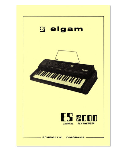Elgam 2000 synthesizer - es-2000,