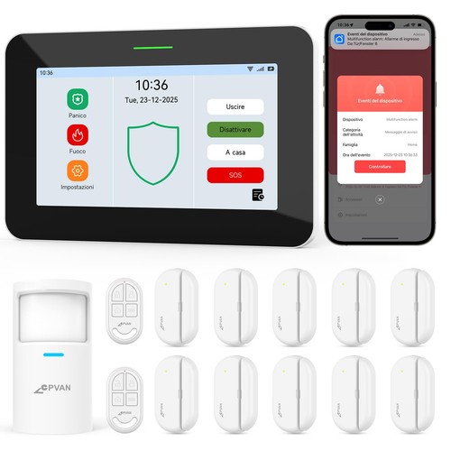 Gsm wifi allarme casa senza - gsm,