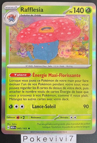 Carte pokemon rafflesia - carte,