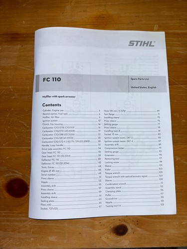 110 fc110 stihl edger - fc,