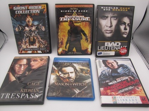 Lot nicolas cage movies - 6,