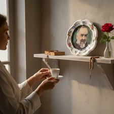 Quadro Padre Pio in Plastica