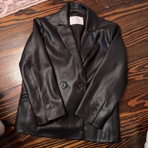 Blazer bambina zara ecopelle - zara,