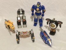 Lotto misto di 6 Power Rangers Megazord 1995 vintage Mighty Morphin