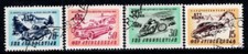Yougoslavie 1953 Mi. 724-727 Oblitéré 100% Course automobile et moto