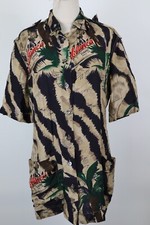 BYBLOS VESTITO CAMICIA DONNA TG. 42 WOMAN CASUAL VINTAGE DRESS ABITO