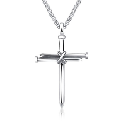 Collana uomo cristo - collana, gesù