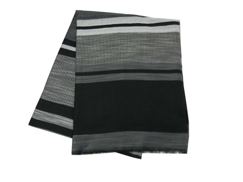 Sciarpa nera righe - sciarpa, a