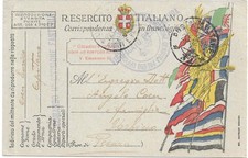 POSTA MILITARE 32 - COMANDO II^DIVISIONE FANTERIA x URBINO - VERIFICA DI CENSURA