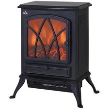 HOMCOM Free Standing Fireplace