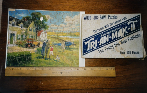 Puzzle legno tri mak it - in,
