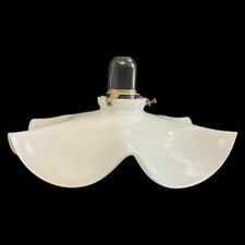 Paralume a sospensione in vetro opalino ricambi lampadari vintage