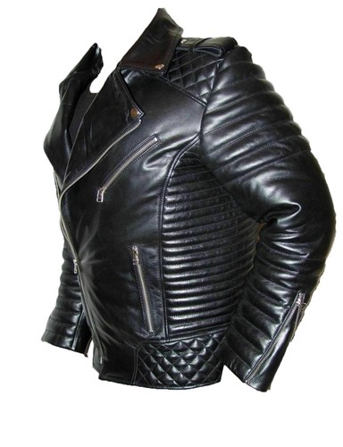 Giacca moto trapuntata uomo - moto,