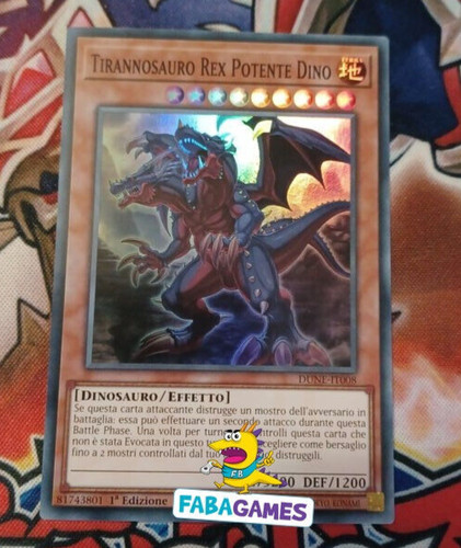 Gi oh tirannosauro - 🇮🇹,