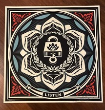 Obey shepard fairey signed - obey,