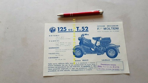 Molteni 125 scooter 1950
