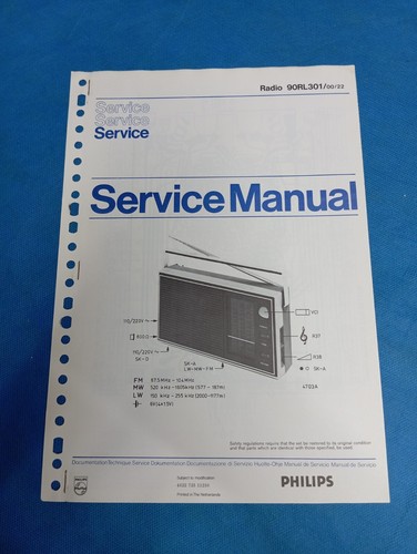 Radio philips 90rl301 - radio,