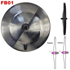 Ruota anteriore tubolare ultraleggera bici da strada carbonio dsic larghezza 28 mm