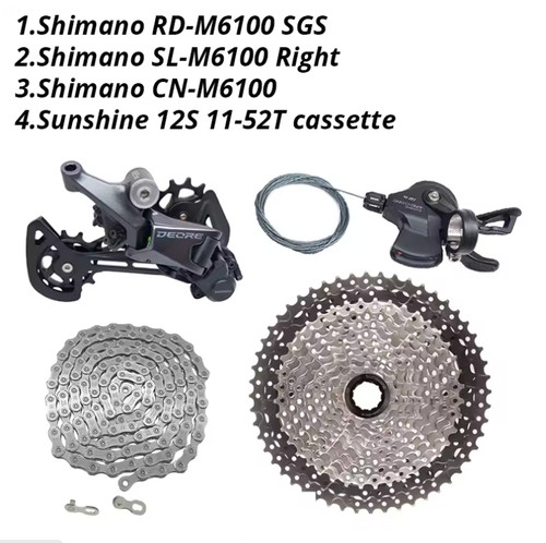 Gruppo shimano deore m6100 - shimano,