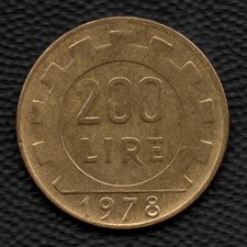 1978-R Italy 200 lire Woman