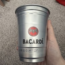 Tazza alluminio Bacardi nuova