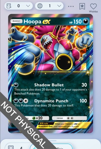 Pokemon tcg pocket - hoopa, ex
