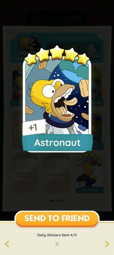 Adesivo astronauta 5 - 1, 5⭐