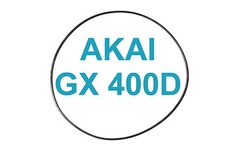 SET CINGHIE AKAI GX 400D REGISTRATORE A BOBINE BOBINA NUOVE FRESCHE GX400D 400 D