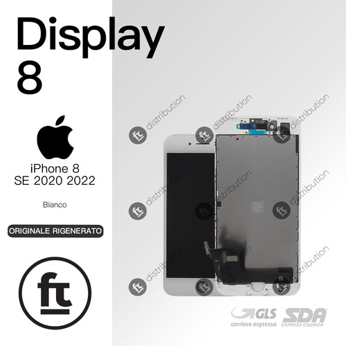 Apple display iphone bianco - iphone, 8