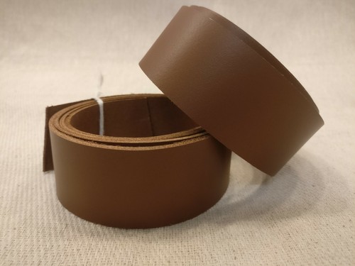 Cintura lunga pelle marrone - lunga,