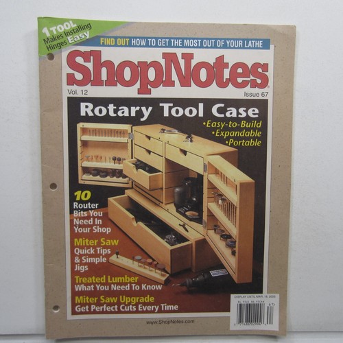 Woodsmith shopnotes rotary - shopnotes, 67