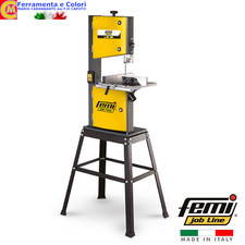 Sega a Nastro Verticale Elettrica FEMI 420W VB28-186 Banco Lavoro Legno Con Base