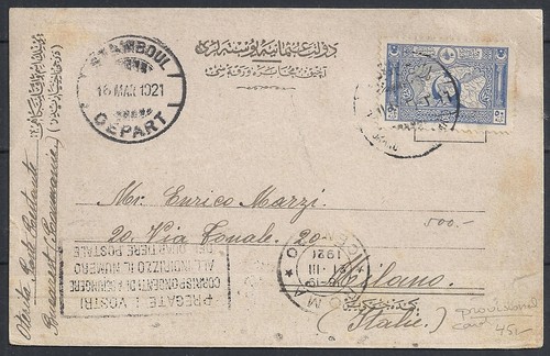 Turchia 1921 stamboul - pc, a