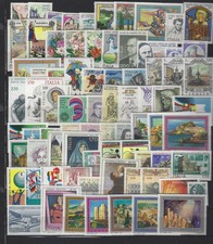 Italia 100 francobolli diversi