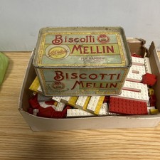 Vintage scatola latta - latta, biscotti